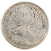 1940 Canada 25-cents Fine (F12)