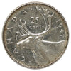 1947 Dot Canada 25-cents Extra Fine (EF40) $