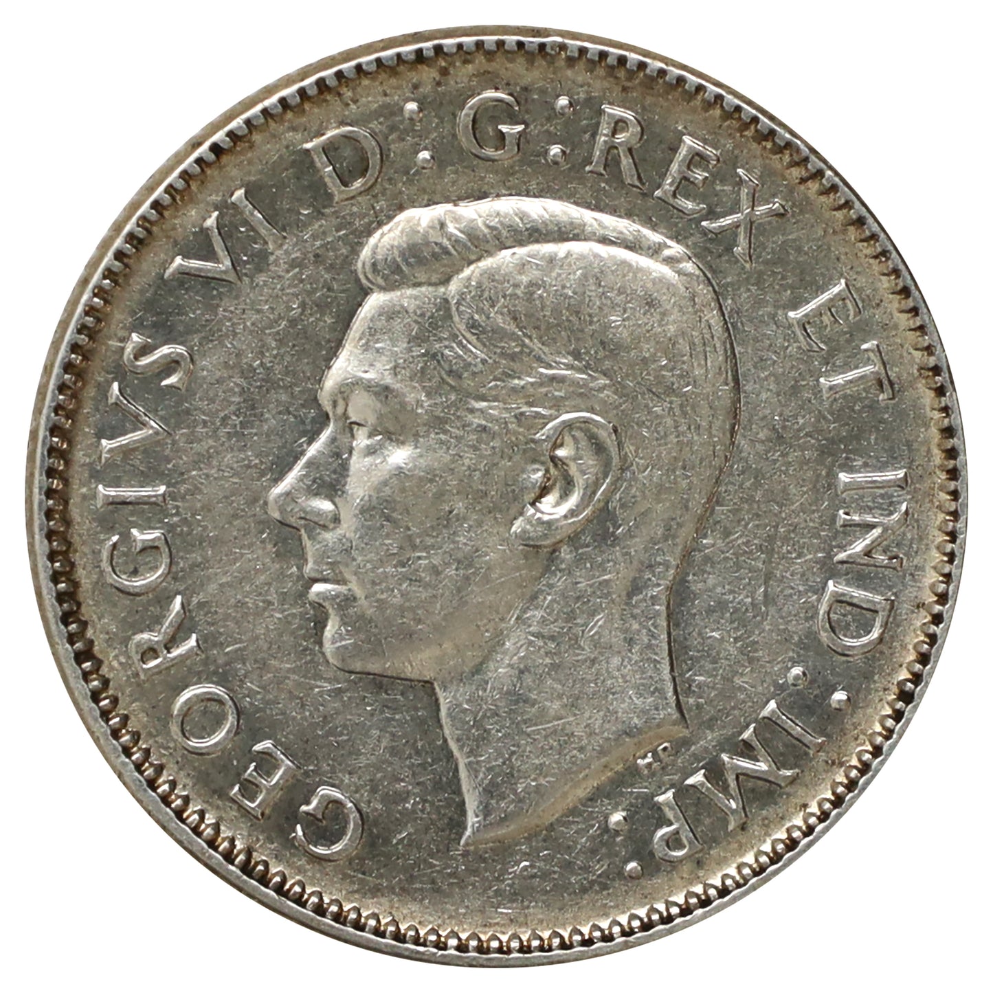 1947 Dot Canada 25-cents Extra Fine (EF40) $