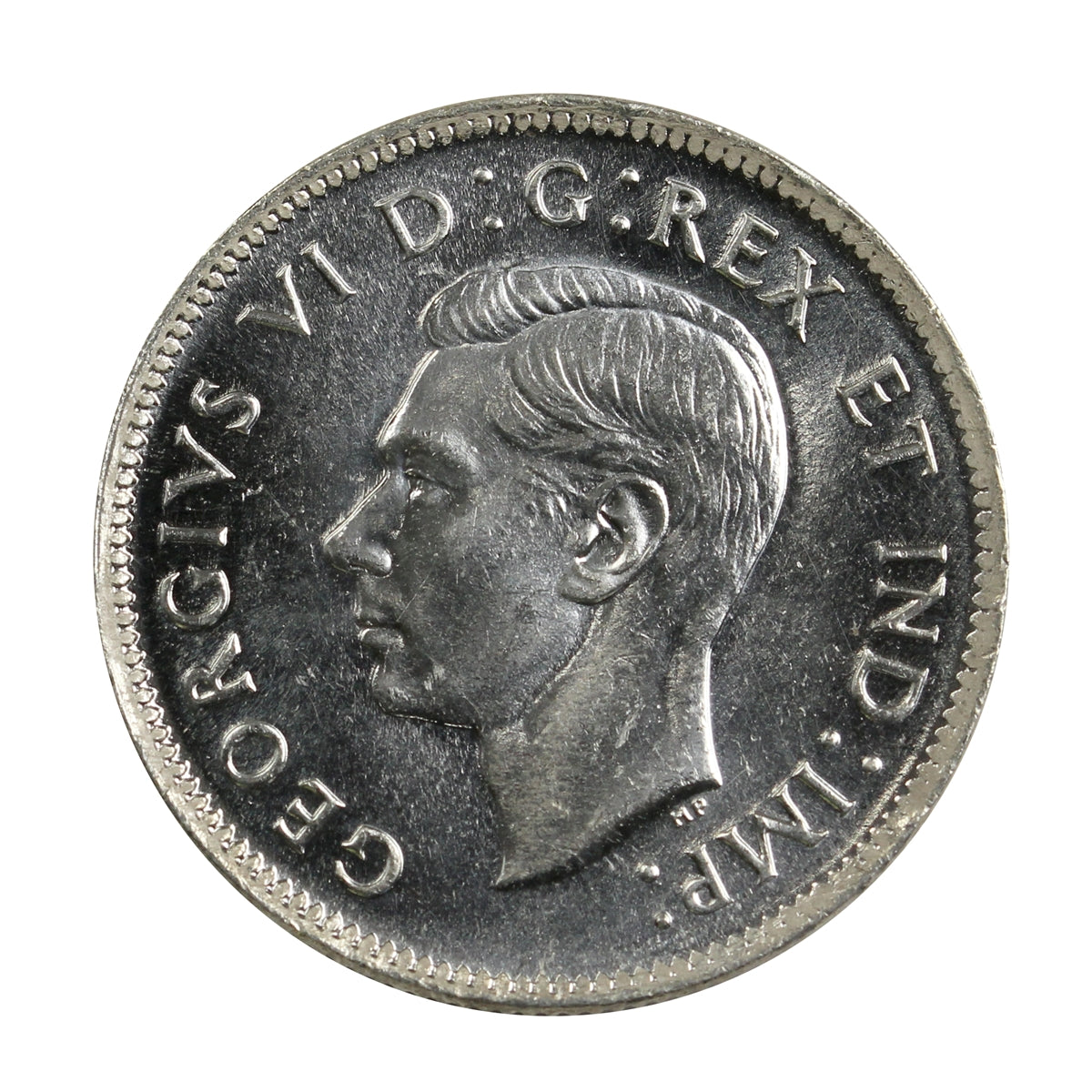 1947 Maple Leaf Canada 25-cents Choice Brilliant Uncirculated (MS64) $