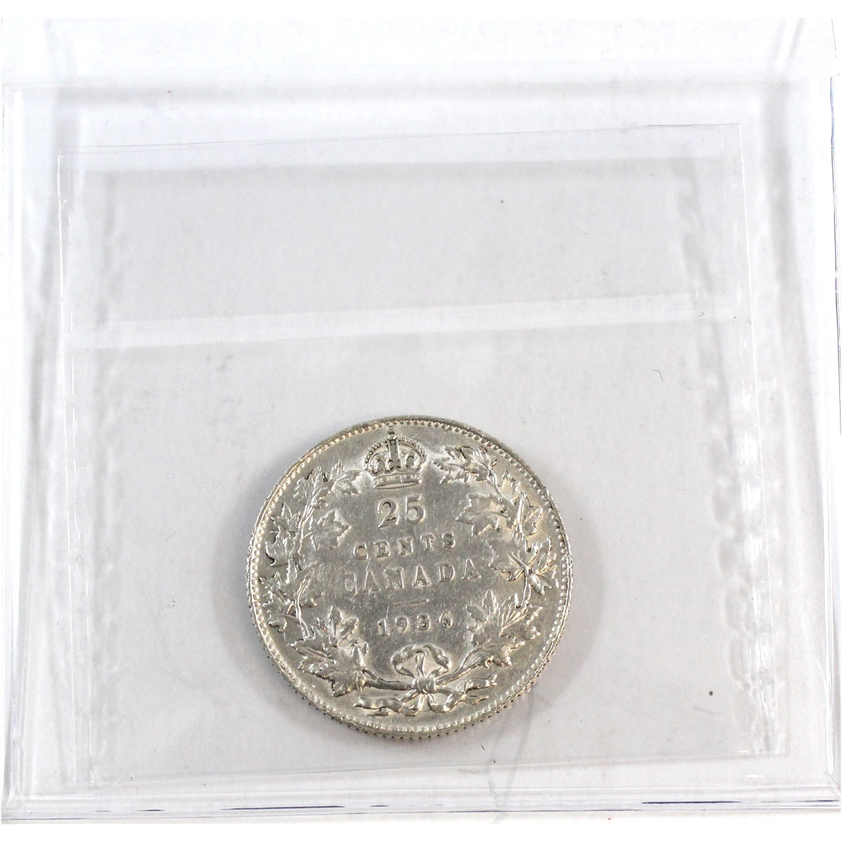 1936 Bar Canada 25-cents ICCS Certified VF30