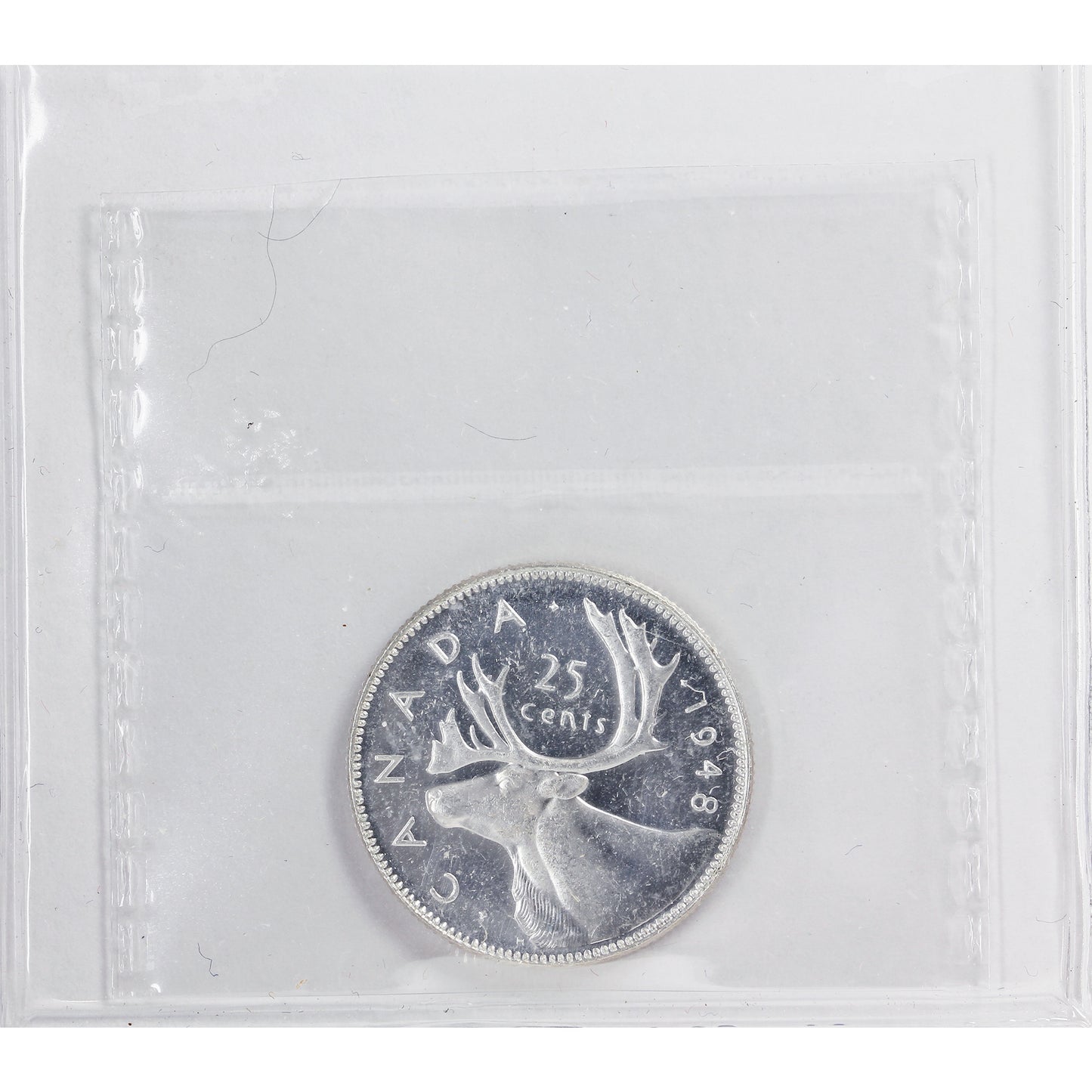 1948 Canada 25-cents ICCS Certified MS64 (XSU 363)