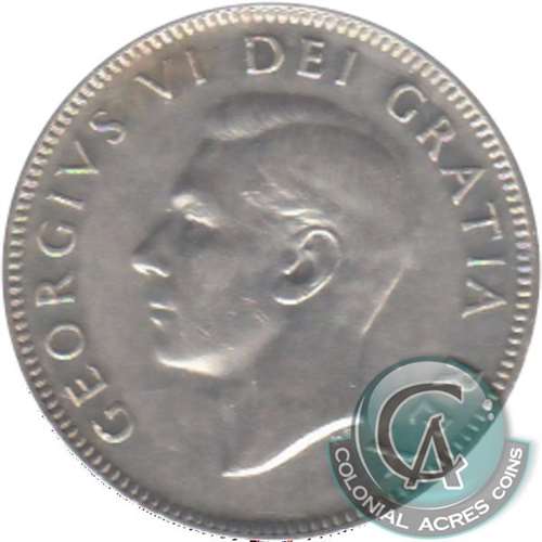 1949 Canada 25-cents Very Fine (VF20)