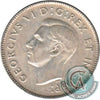 1952 Low Relief Canada 25-cents F-VF (F15)