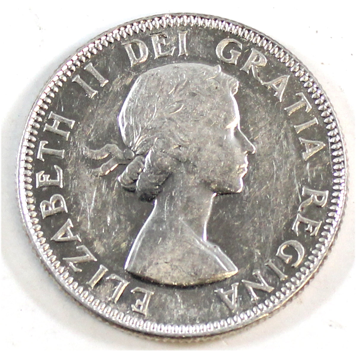 1953 Large Date NSS Canada 25-cents Extra Fine (EF40)
