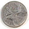 1953 Large Date NSS Canada 25-cents Very Fine (VF20)