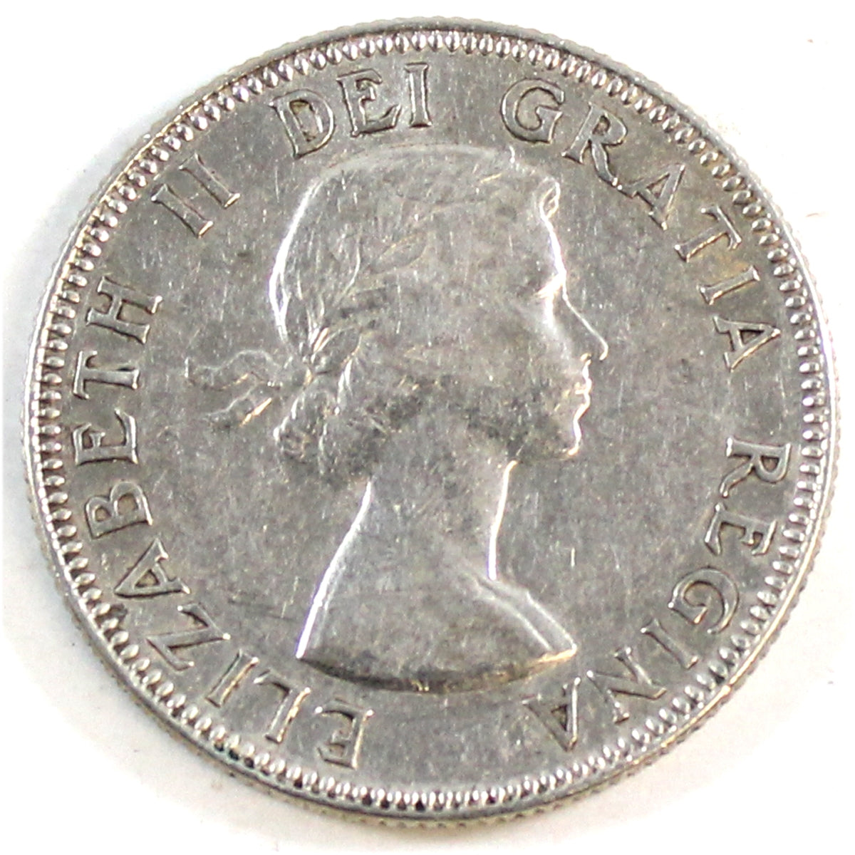 1953 Large Date NSS Canada 25-cents Very Fine (VF20)