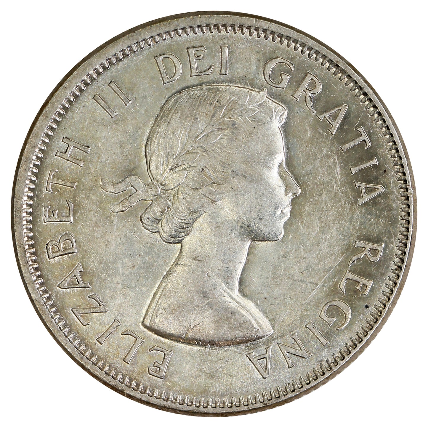 1956 Canada 25-cents Circulated