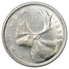 1956 Canada 25-cents Uncirculated (MS60)