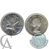 1957 Canada 25-cents UNC+ (MS62)