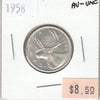 1958 Canada 25-cents AU-UNC (AU55)