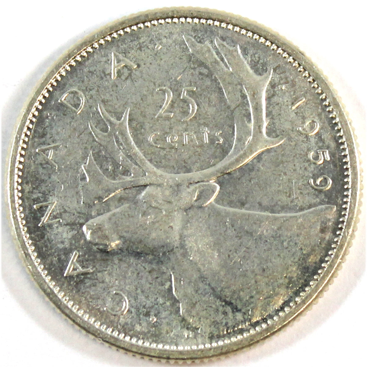 1959 Canada 25-cents AU-UNC (AU55)