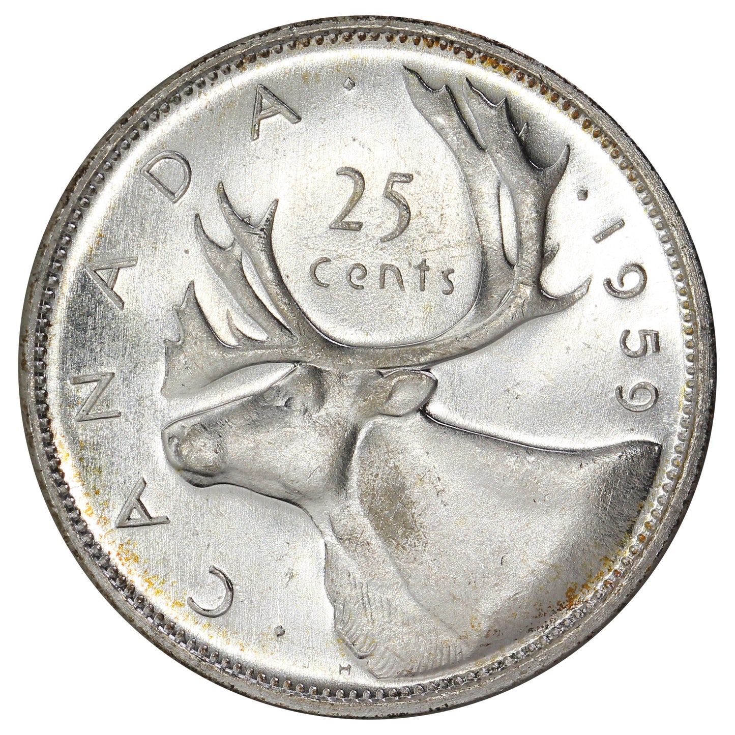 1959 Canada 25-cents Brilliant Uncirculated (MS63)