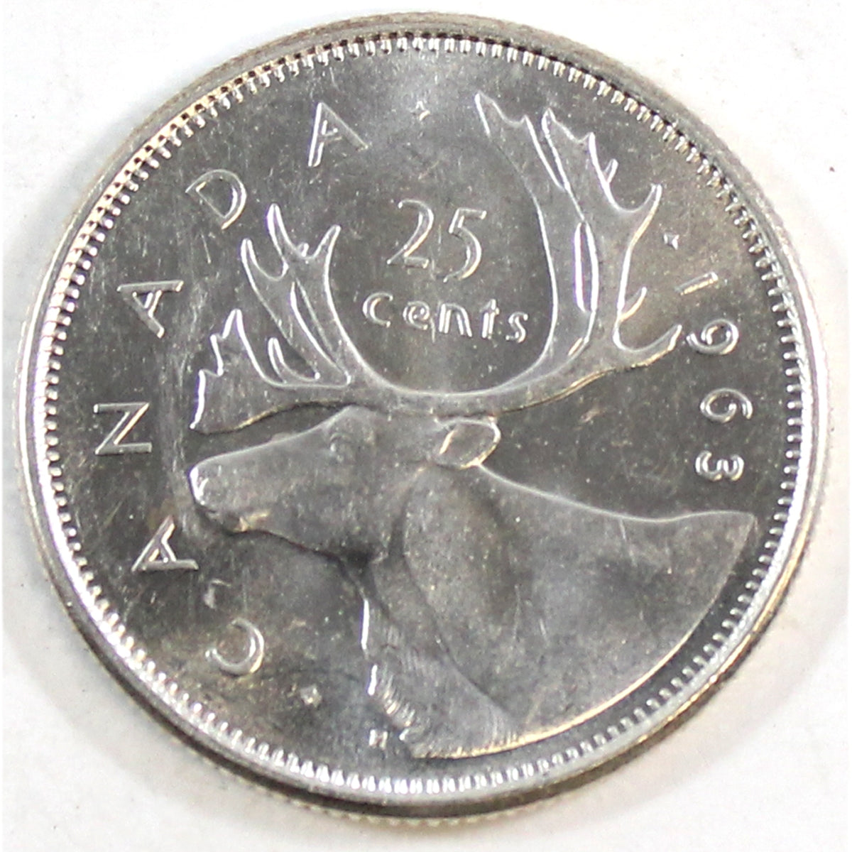 1963 Canada 25-cents UNC+ (MS62)