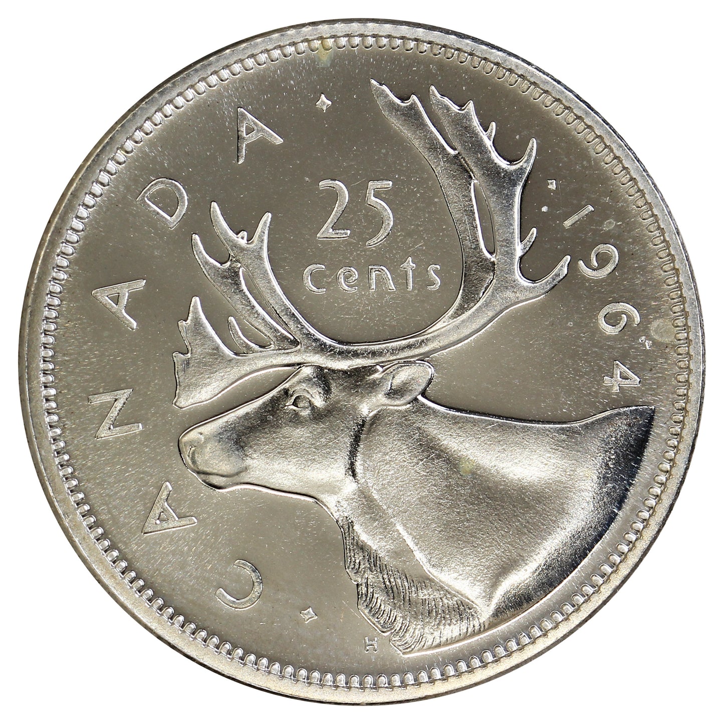 1964 Canada 25-cents Proof Like