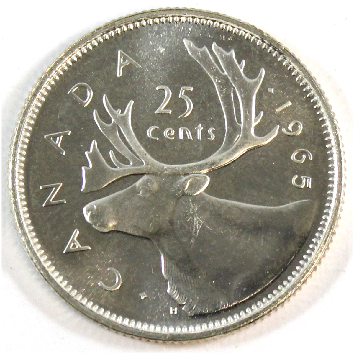 1965 Canada 25-cents Choice Brilliant Uncirculated (MS64)