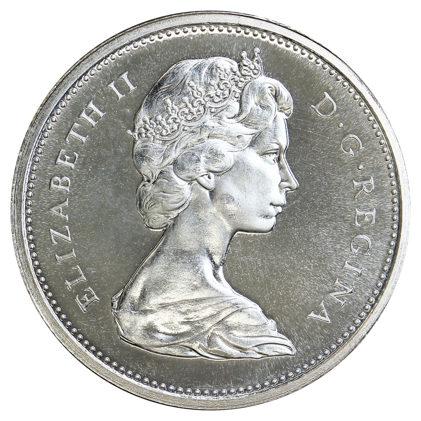 1965 Canada 25-cents Proof Like