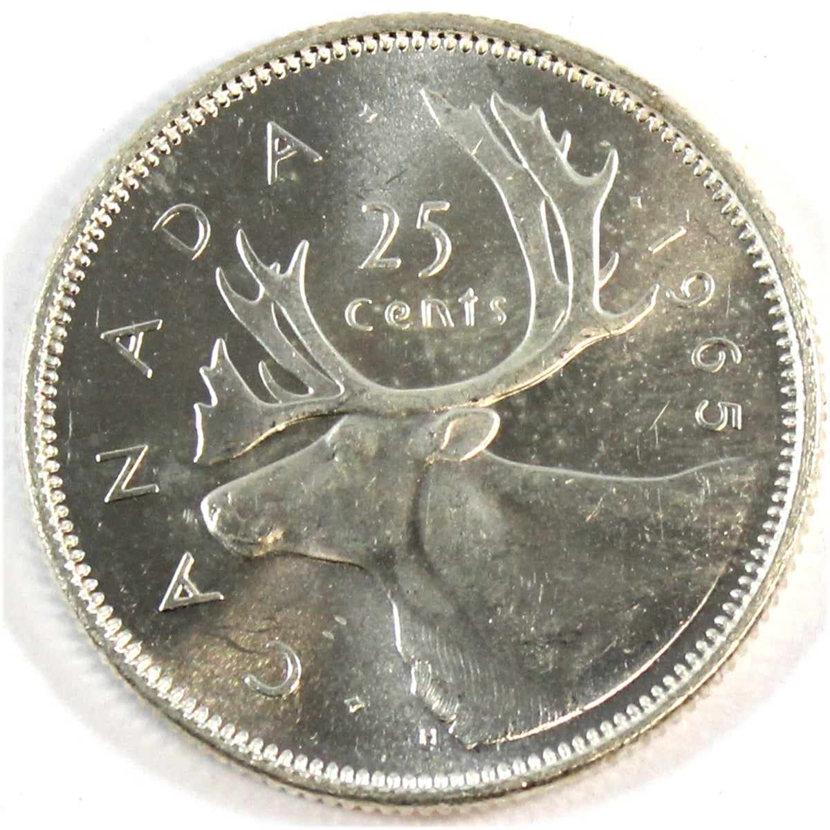 1965 Canada 25-cents UNC+ (MS62)