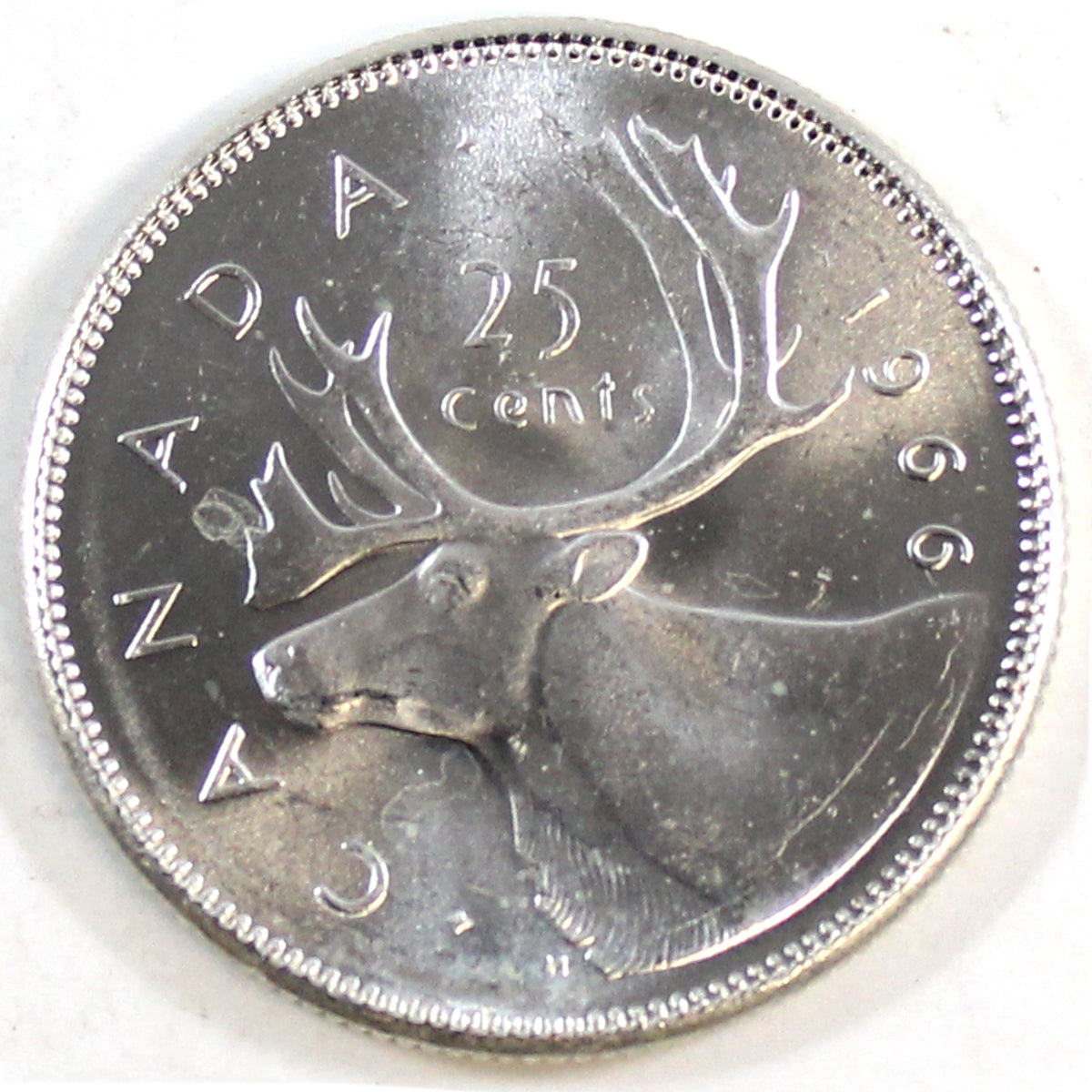 1966 Canada 25-cents Brilliant Uncirculated (MS63)
