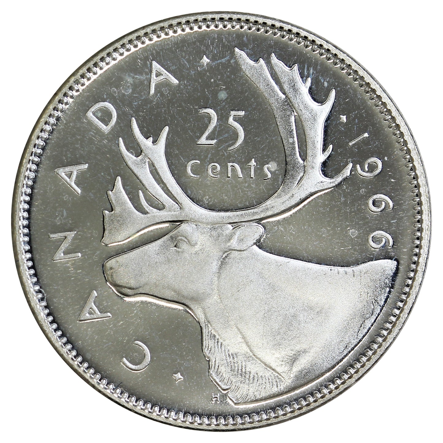 1966 Canada 25-cents Proof Like