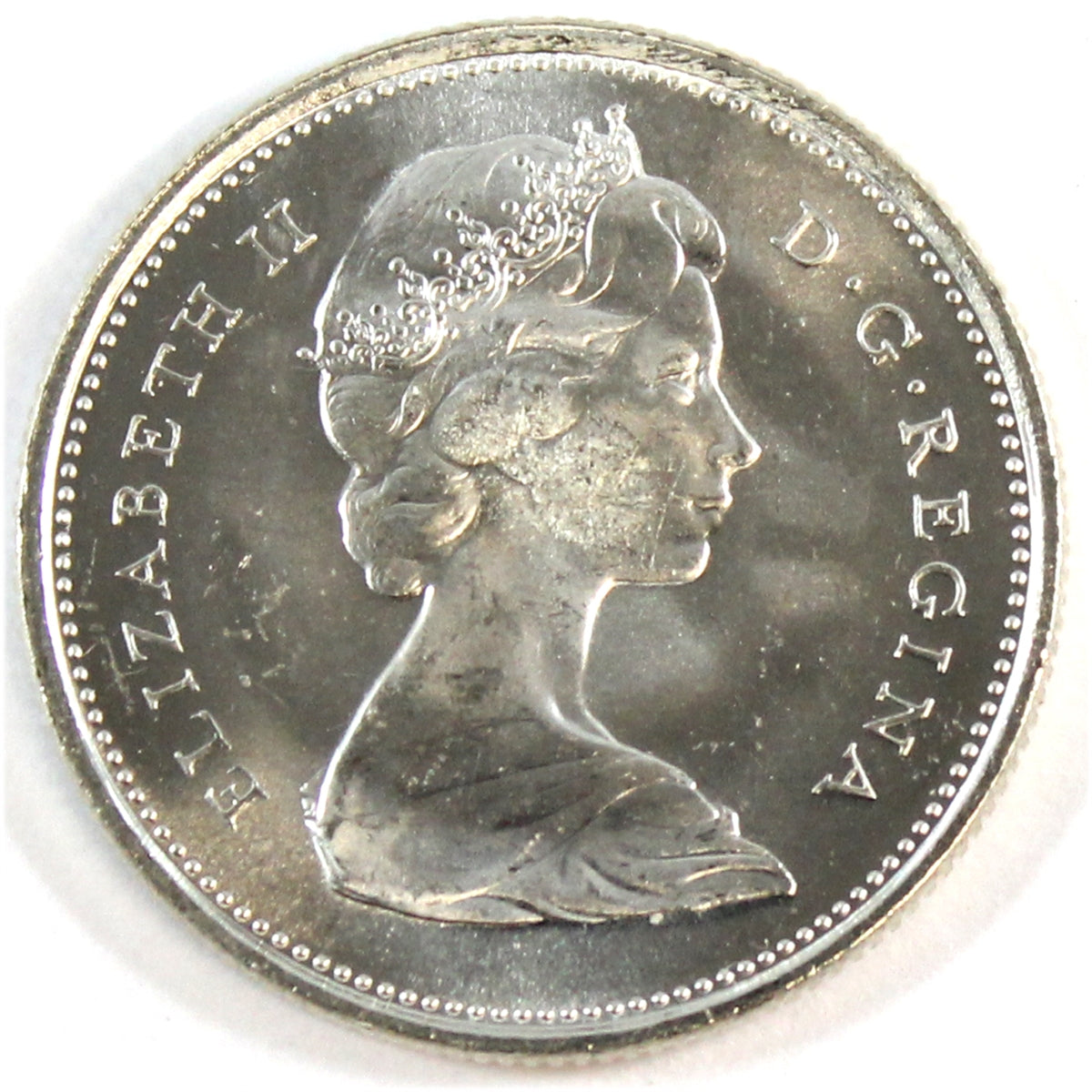 1967 Canada 25-cents Brilliant Uncirculated (MS63)