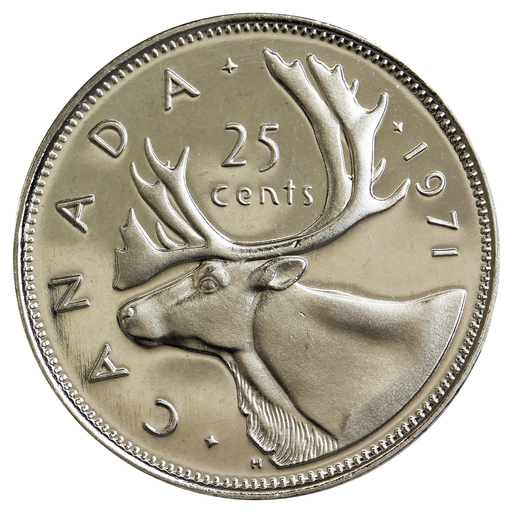 1971 Canada 25-cents Proof Like