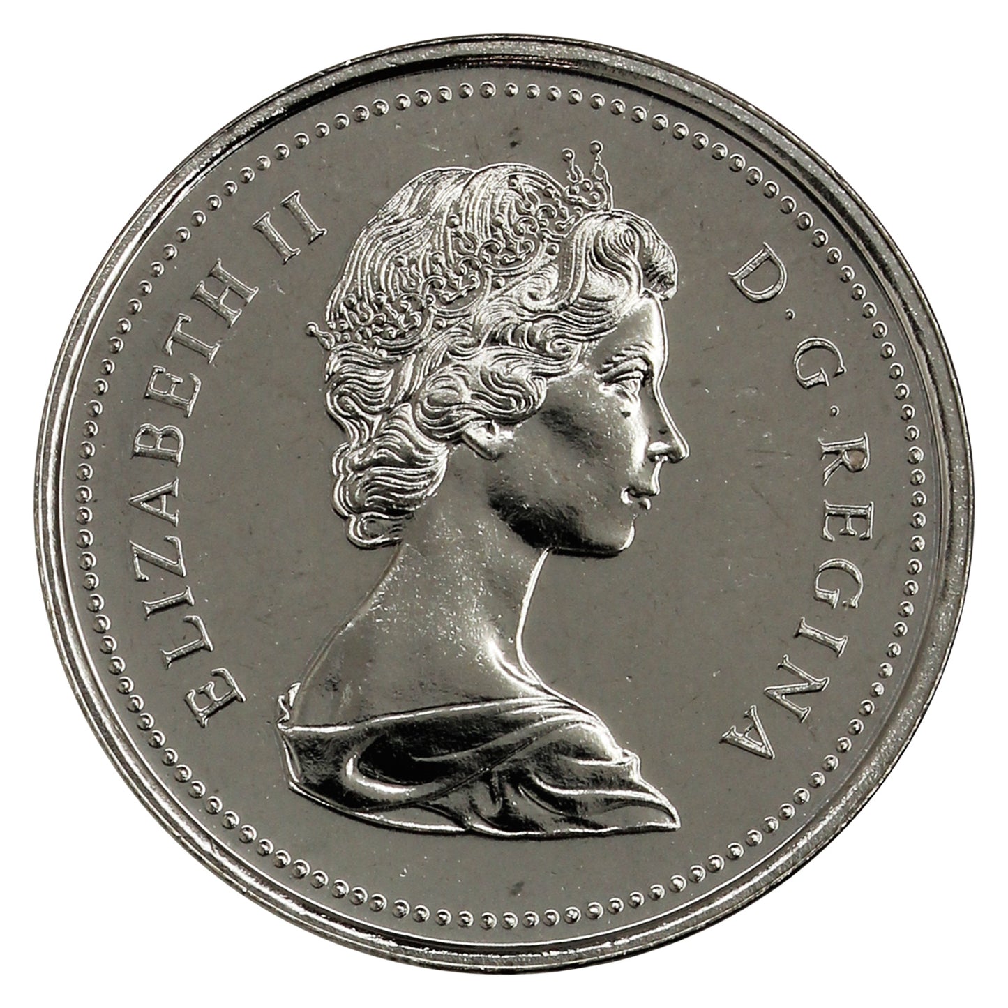 1973 RCMP Canada 25-cents Proof Like (Small Bust)