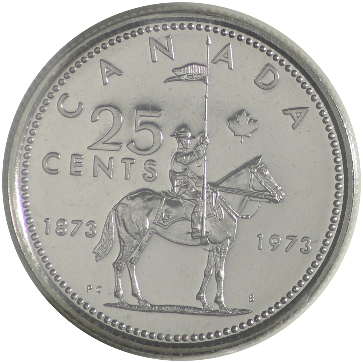 1973 Small Bust Canada 25-cents ICCS Certified PL66 Heavy Cameo