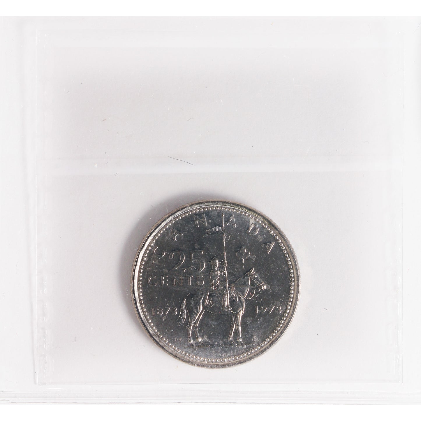 1973 Small Bust Canada 25-cents ICCS Certified MS64