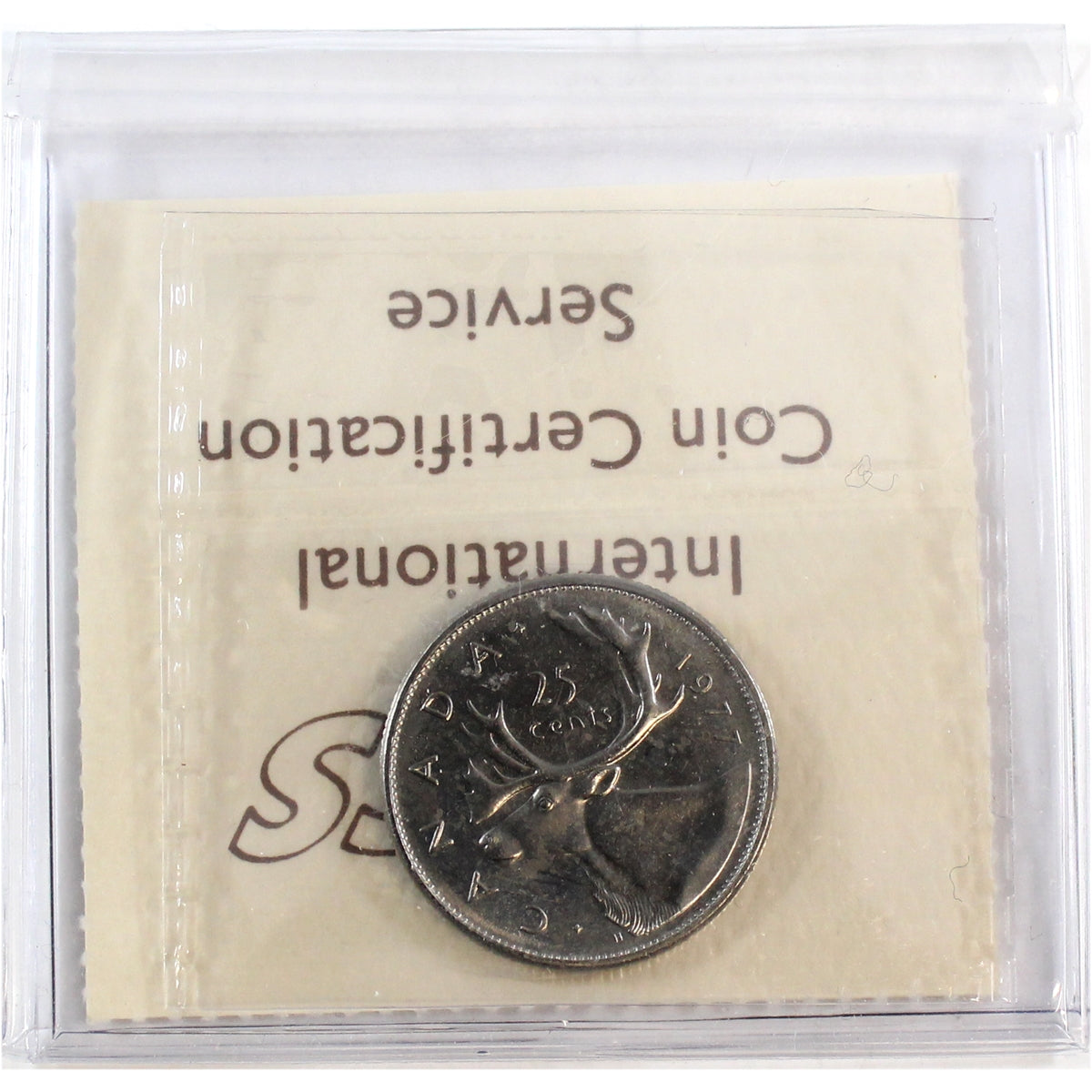 1977 Canada 25-cents ICCS Certified MS65