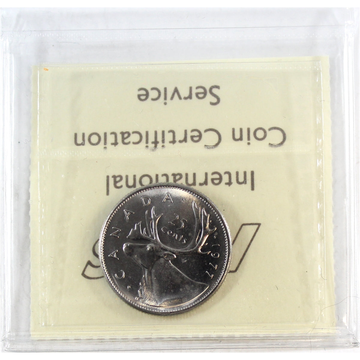 1977 Canada 25-cents ICCS Certified MS66