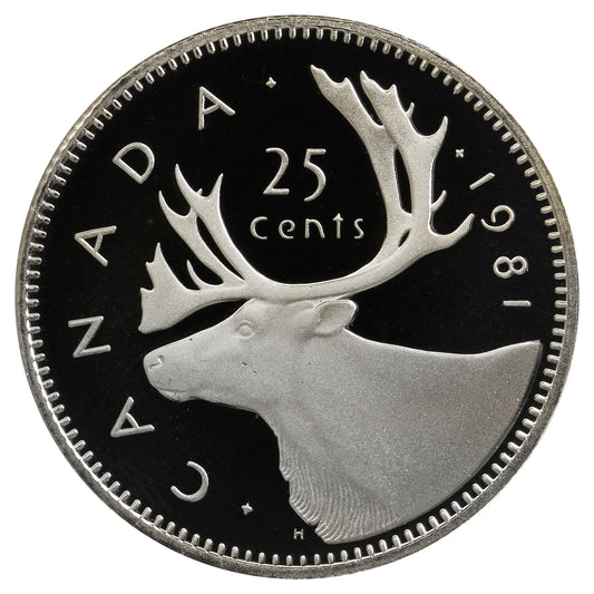 1981 Canada 25-cents Proof