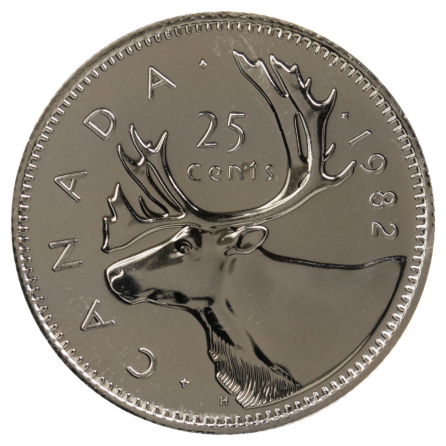 1982 Canada 25-cents Proof Like