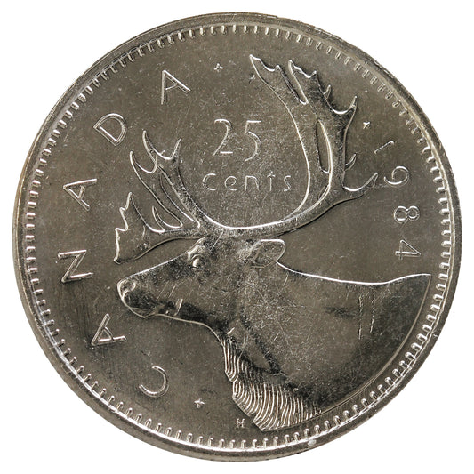 1984 Canada 25-cents Brilliant Uncirculated (MS-63)
