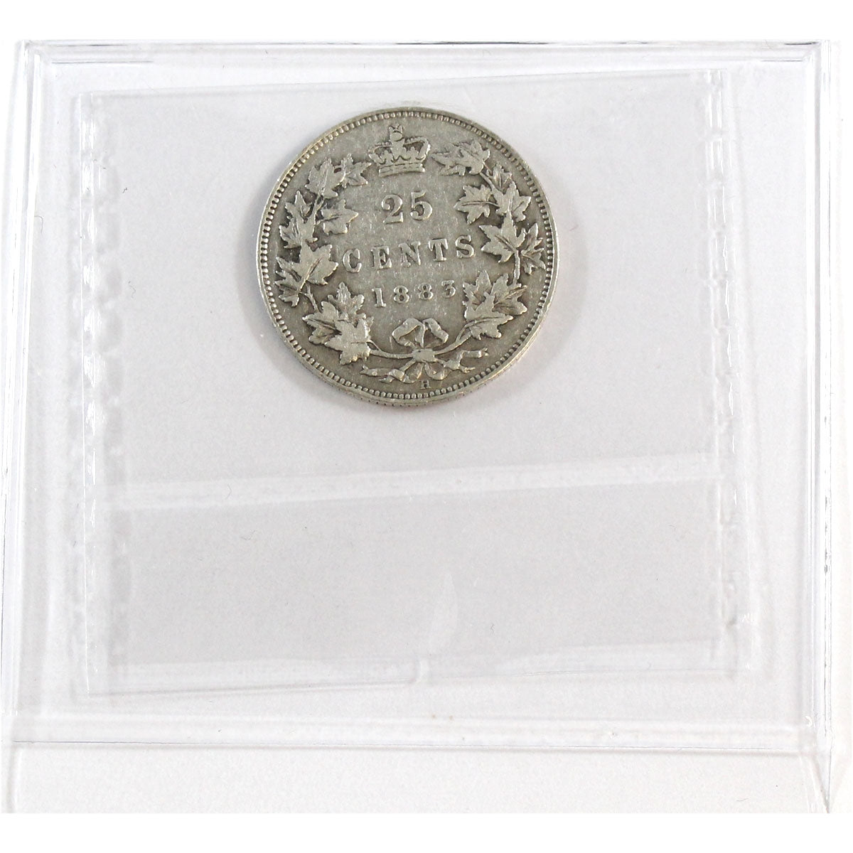 1883H Canada 25-cents ICCS Certified VF20
