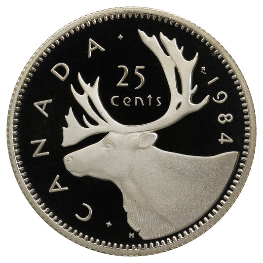 1984 Canada 25-cents Proof