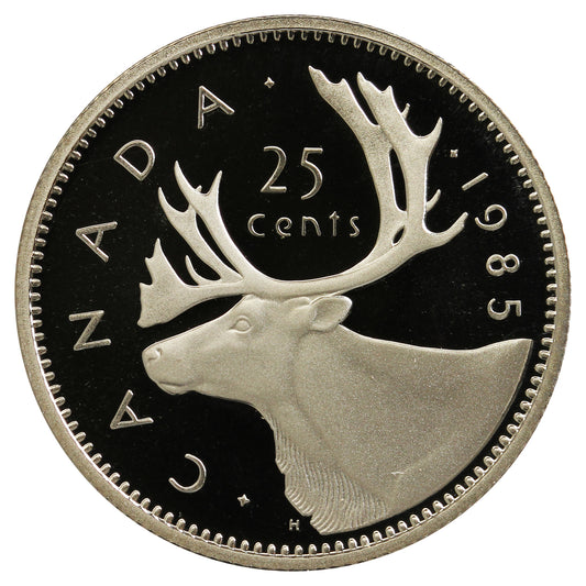 1985 Canada 25-cents Proof