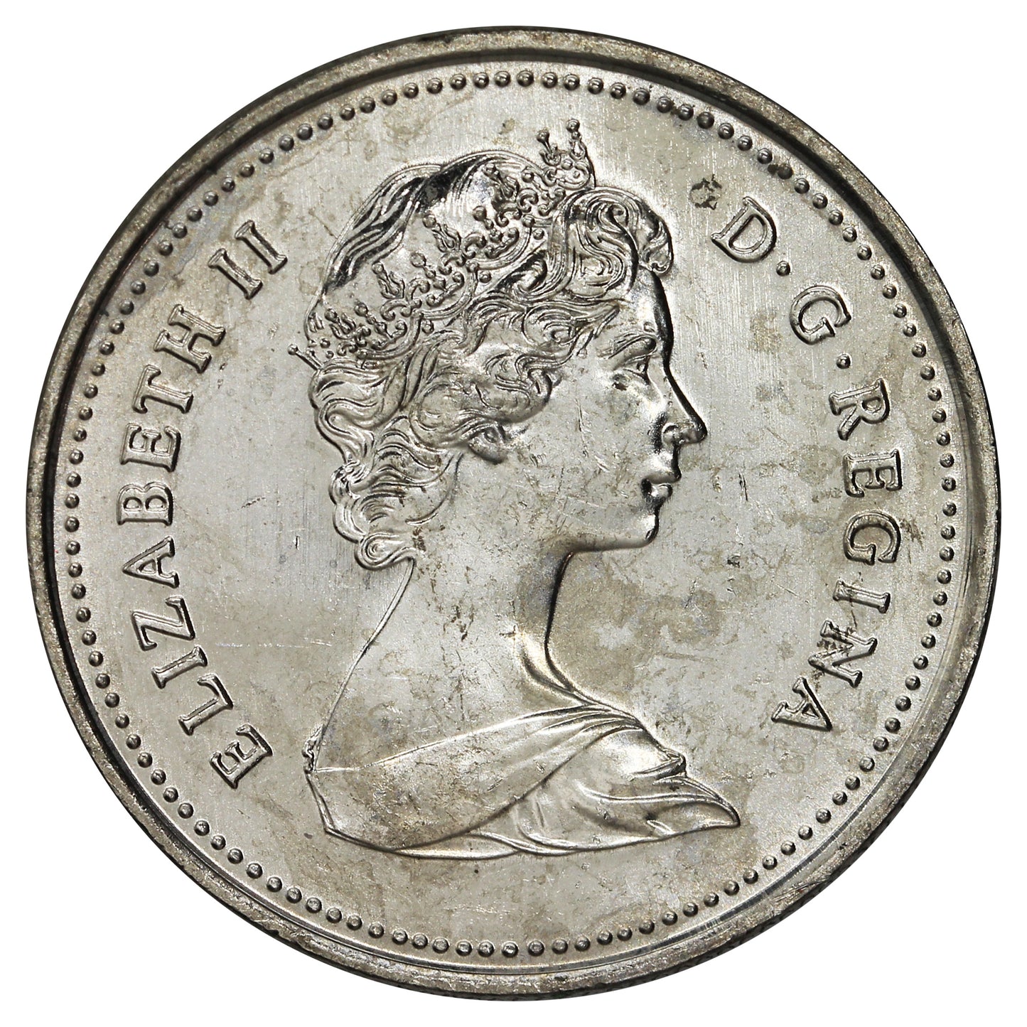 1986 Canada 25-cents Brilliant Uncirculated (MS-63)