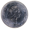 1992 Quebec Canada 25-cents ICCS Certified MS65