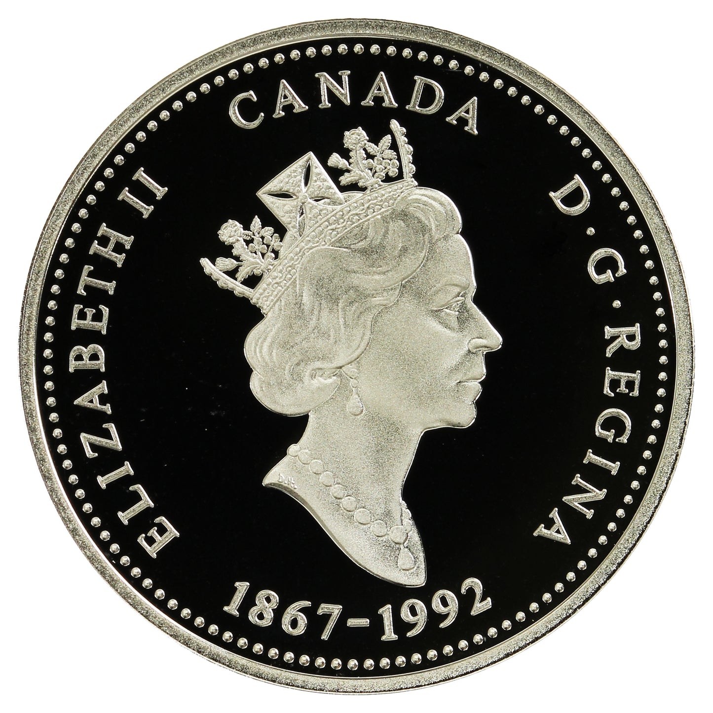 1992 Alberta Canada 25-cents Silver Proof