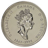 1992 British Columbia Canada 25-cents Proof Like