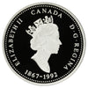 1992 British Columbia Canada 25-cents Silver Proof