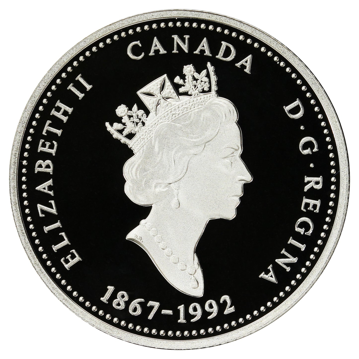 1992 British Columbia Canada 25-cents Silver Proof