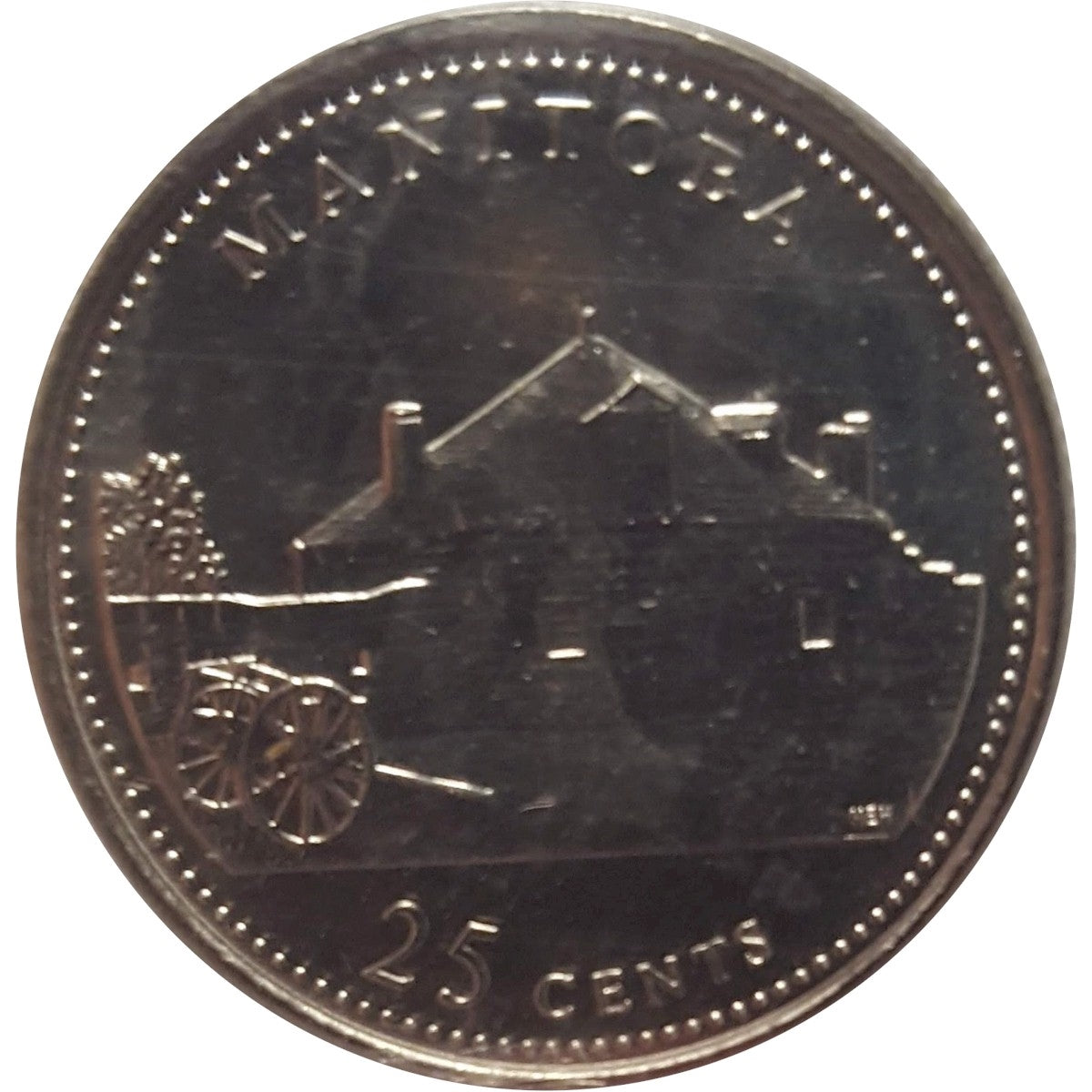 1992 Manitoba Canada 25-cents ICCS Certified MS66