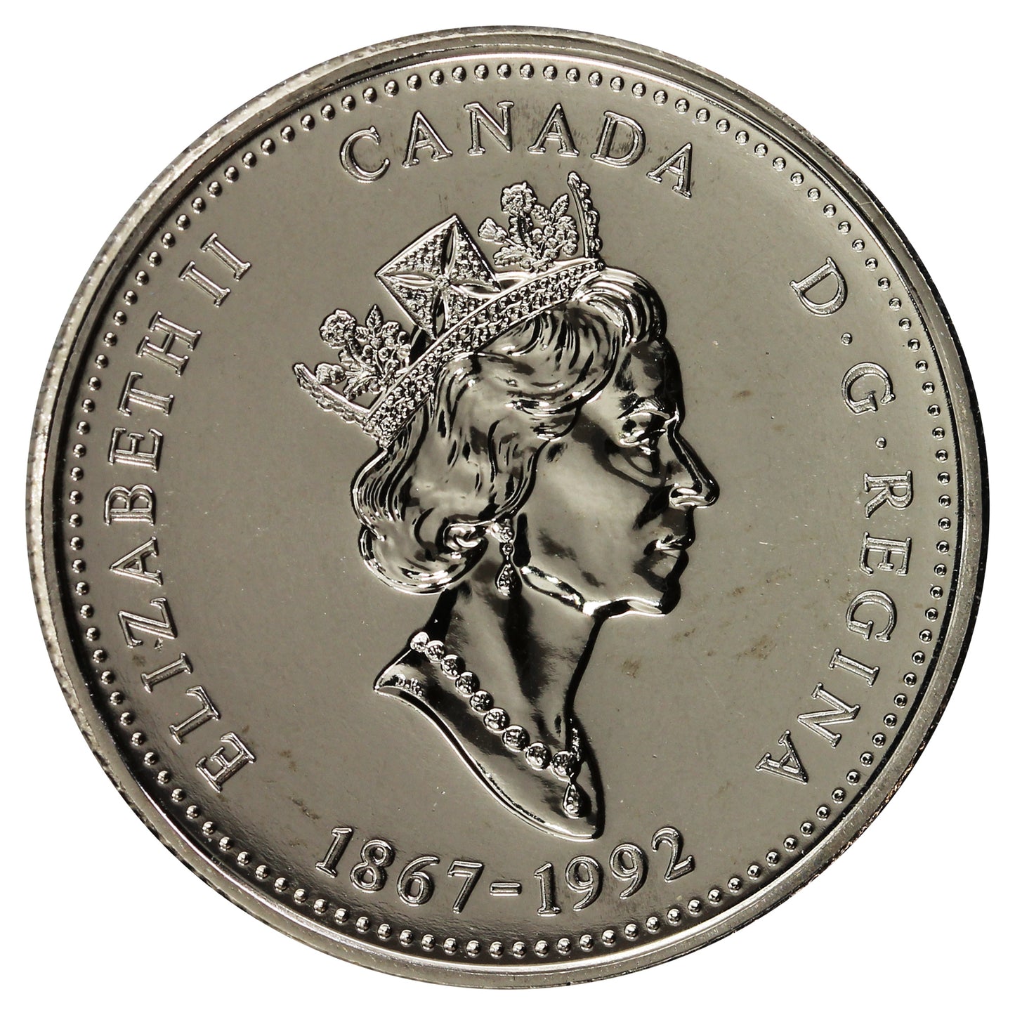1992 Manitoba Canada 25-cents Proof Like