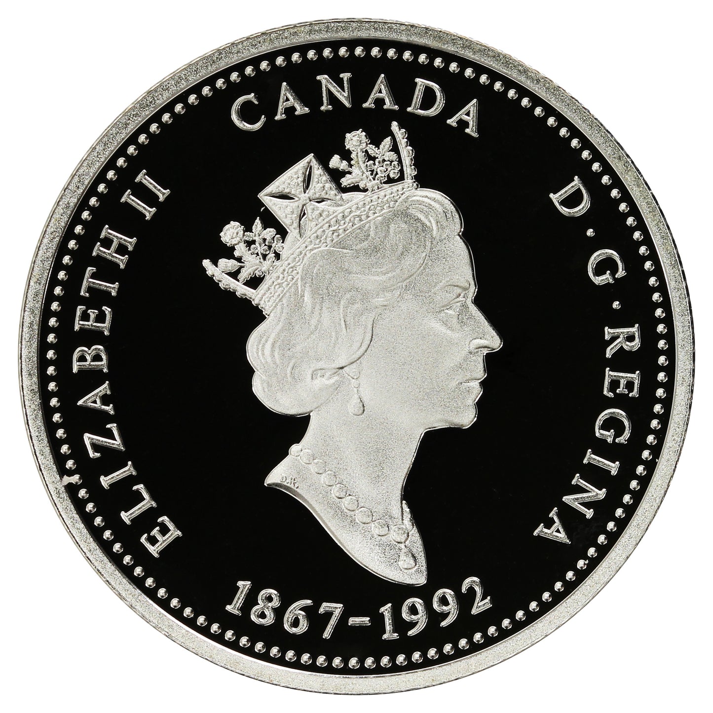1992 Manitoba Canada 25-cents Silver Proof