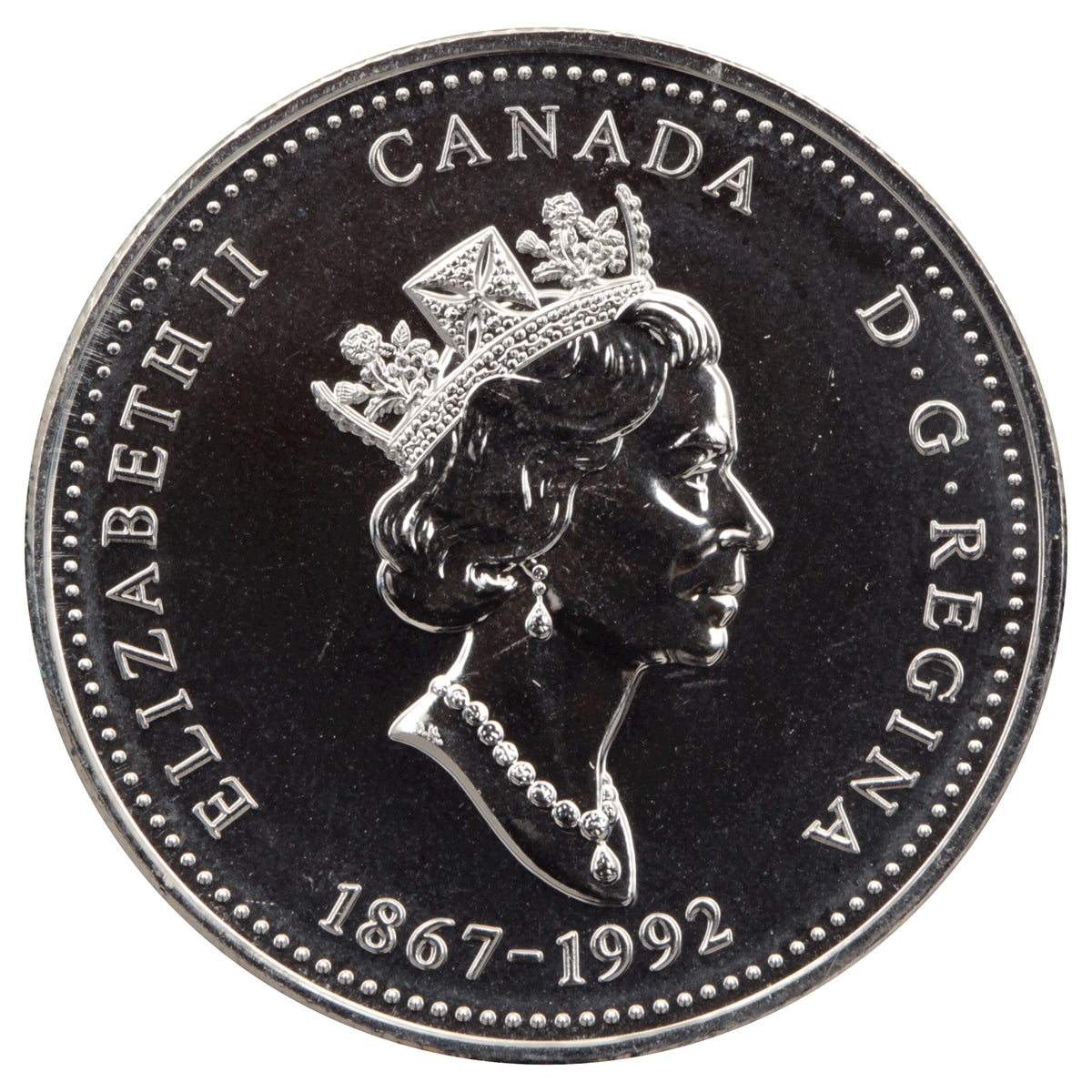 1992 New Brunswick Canada 25-cents Proof Like