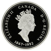 1992 New Brunswick Canada 25-cents Silver Proof