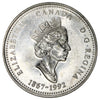 1992 Newfoundland Canada 25-cents Brilliant Uncirculated (MS-63)