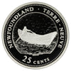 1992 Newfoundland Canada 25-cents Silver Proof